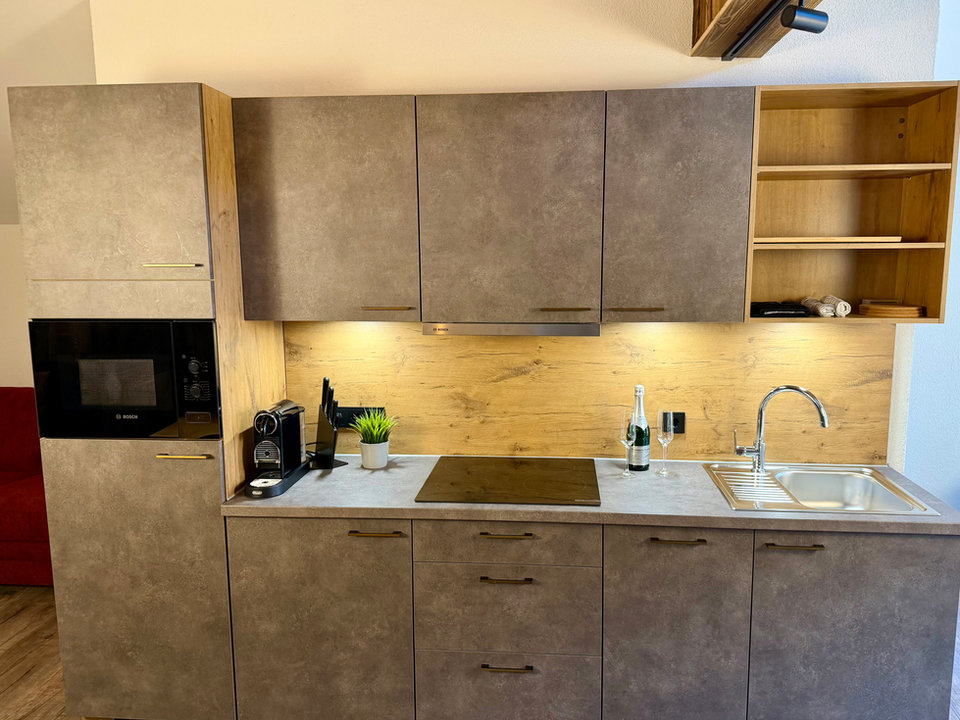 Hochwertige Küchenausstattung im Chalet Loft, Das Lisa'l Zillertal